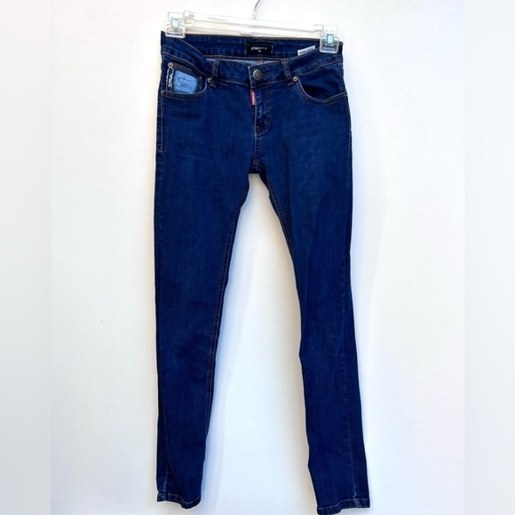 DSQUARED Slim-fit stretch denim jeans.size 30 blue - Picture 1 of 12
